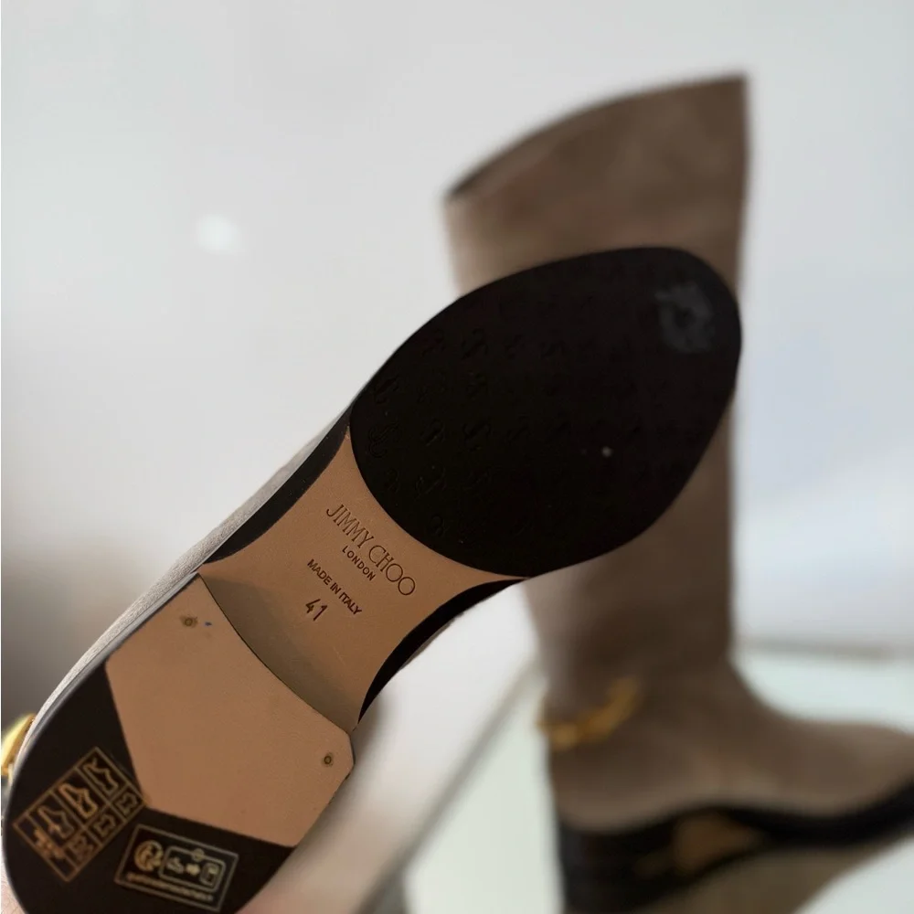 New JIMMY CHOO Nell suede knee-high boots 41 $1,695